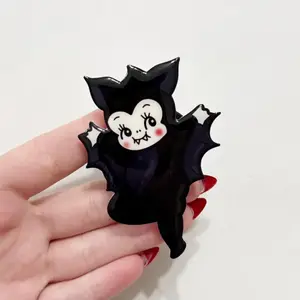 Kewpie Baby Bat Phone Grip Spooky Halloween Style Magnetic Kobo Holder Kindle Accessories Bookish Merch Birthday Gift for Book Lover