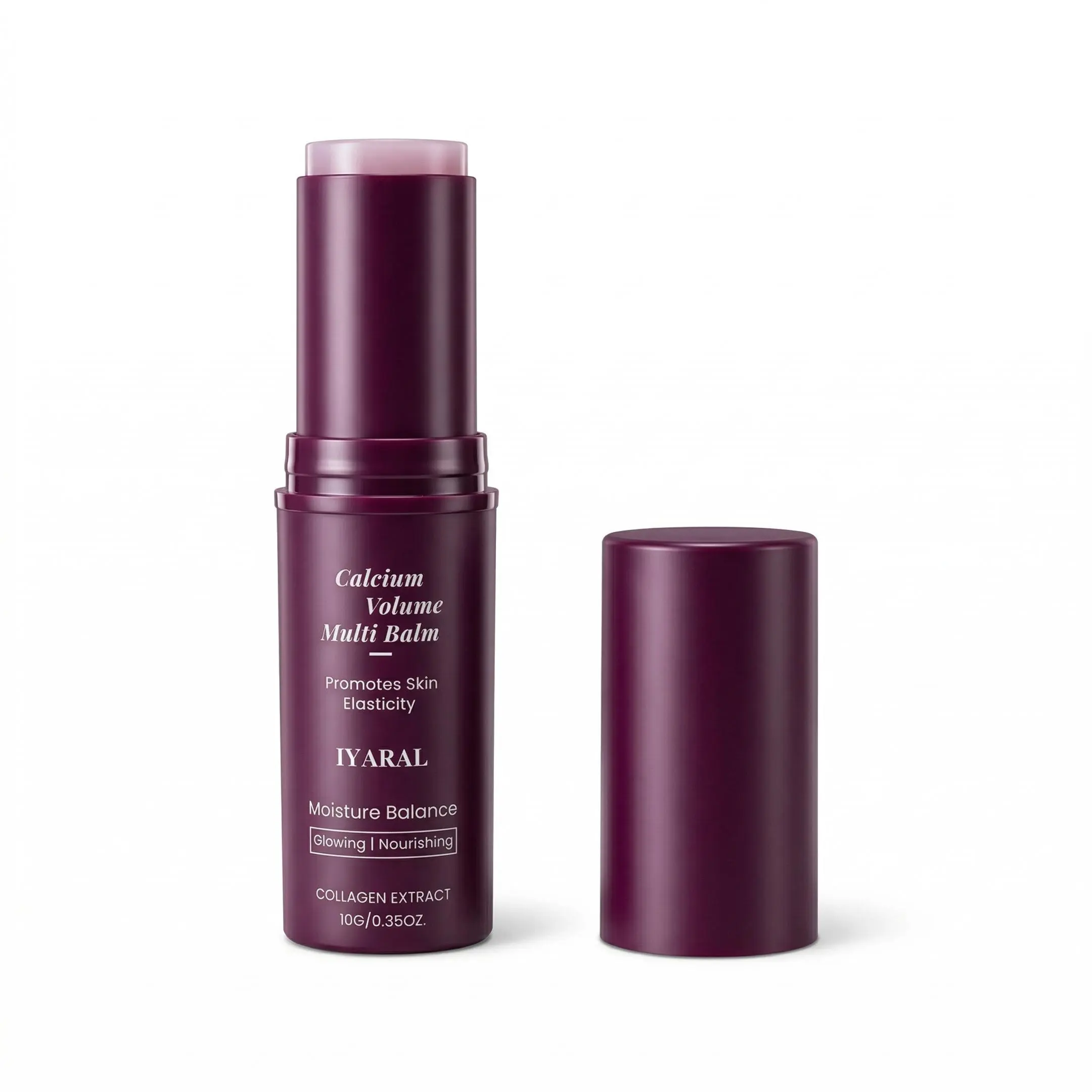 IYARAL 2PCS Calcium Multi Balm Stick -Collagen Moisturizing Balm Stick for Face,Eyes & Neck, Anti-Wrinkle Eye Cream, Wrinkle Core Sticks For Firming Skin, Hydrating, Anti-aging Daily Smoothing