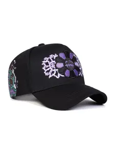 Unisex Sunflower Expression Five-Sided Baseball Hat, Adjustable Fit UV Protection Casual Outdoor Cap for Spring & Fall, Men Women Travel Beach Vacation Versatile Hat