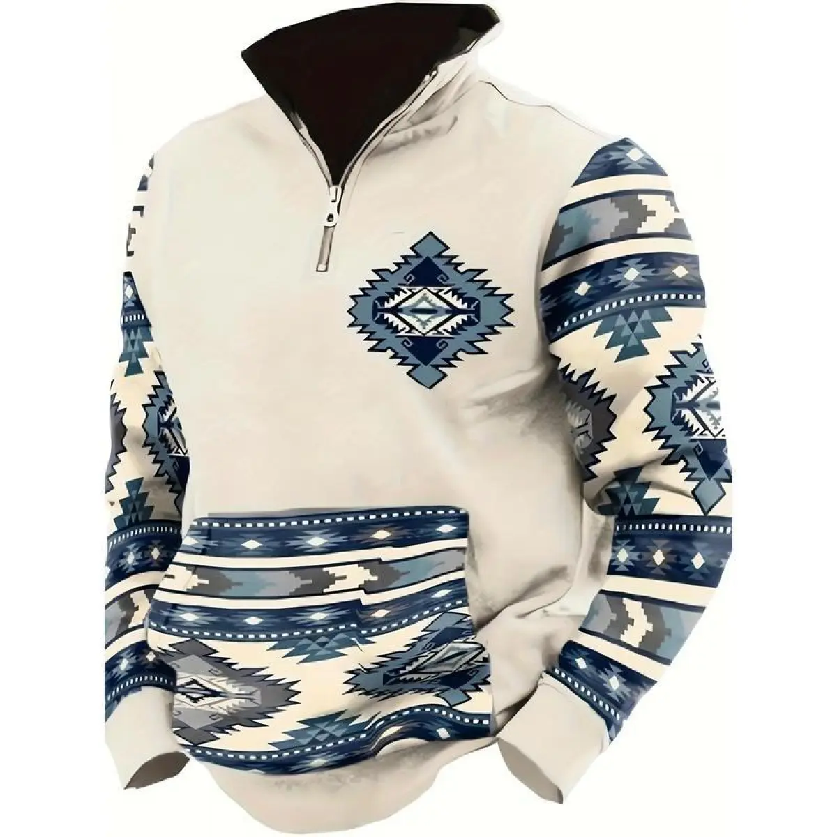 2026 Mens Sweatshirt Men'S Outdoor Sweatshirt Casual Vintage Bull Head Print Western Sweatshirt Spring And Autumn Thermal Lapel Collar Pullover For Men Long Sleeve Hoodie, stylish design