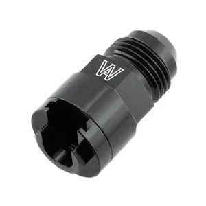 Alloyworks 8AN Fuel Adapter Fitting to 3/8 GM Quick Connect W/Thread Female BLACK