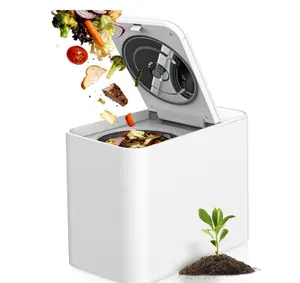 3L Electric Composter for Kitchen - Smart Indoor Compost Bin for Countertop - Odor-Free Kitchen Waste Turner with LED Display & Auto-Cleaning - Eco-Friendly Food Waste Recycler for Fertilizer