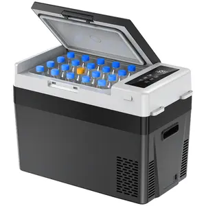 Silonn 12 Volt Refrigerator, 24~32 Quart Portable Freezer Compressor Cooler -4℉~50℉,12/24V DC 110~240 Volt AC,for Truck Van RV Camper SUV Travel Camping Road Trips Tailgating#TikTokShopBlackFriday