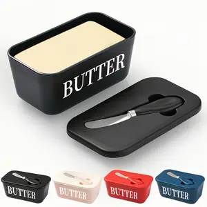 [Baking or Gifting] Leak-Proof Butter Dish Set with Lid | Freezer-Safe, Easy-Clean | Ideal for Kitchen, Gifting, Home, Weddings, Camping, Parties, Outdoor | Great Gift for Halloween, Thanksgiving, Christmas