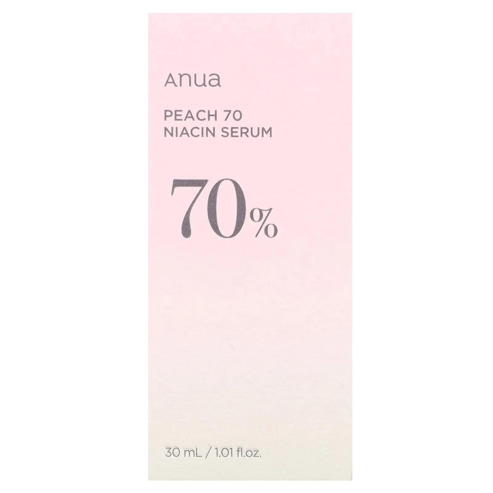 Anua Peach 70 Niacin Serum, 1.01 fl oz (30 ml)