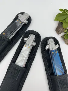 Outdoor folding knife, pocket knife, three colors to choose, for kitchen, camping, hiking, gift Edc Survival Tool Multifunctional Tool