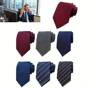 Pack of 6 Classic Paisley Tie - High-Quality,Width | Suitable for Wedding, Party, Dance, and Business Events - Polyester with Sateen Weave