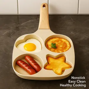 Non-Stick Egg Frying Pan – Kitchen Supplies Breakfast Skillet for Eggs, Bacon, PFOA-Free, Dishwasher Safe, Quick Healthy Cooking, Induction Compatible, Essential Kitchen Cookware