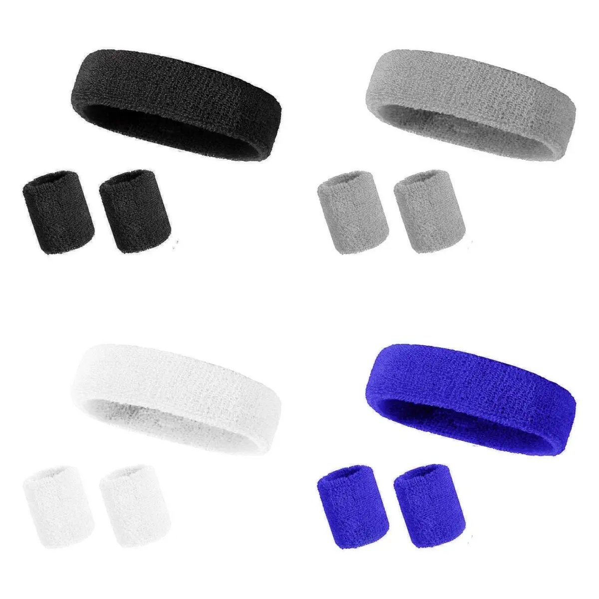 Basketball Sweatband Set, Comfortable Elastic Headbands, Athletic Headbands, Workout Headbands for Various Sports, Sweat Absorbing Headband, Perfect Party Accessory for Basketball Enthusiasts