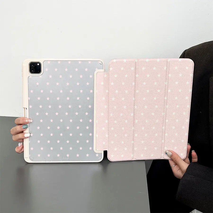 1 Piece Protective Folio Tablet Case, Tablet Casing, Tablet Cover with Pen Holder compatible with iPad 10.9/Pro11/10th/iPad7/8/iPad Air 4/5/iPad Pro/iPad Air 13(M3 2025)/iPad Air 11(M3 2025)/iPad 11(A16 2025), Auto Sleep/Wake Function, Tablet Accessories