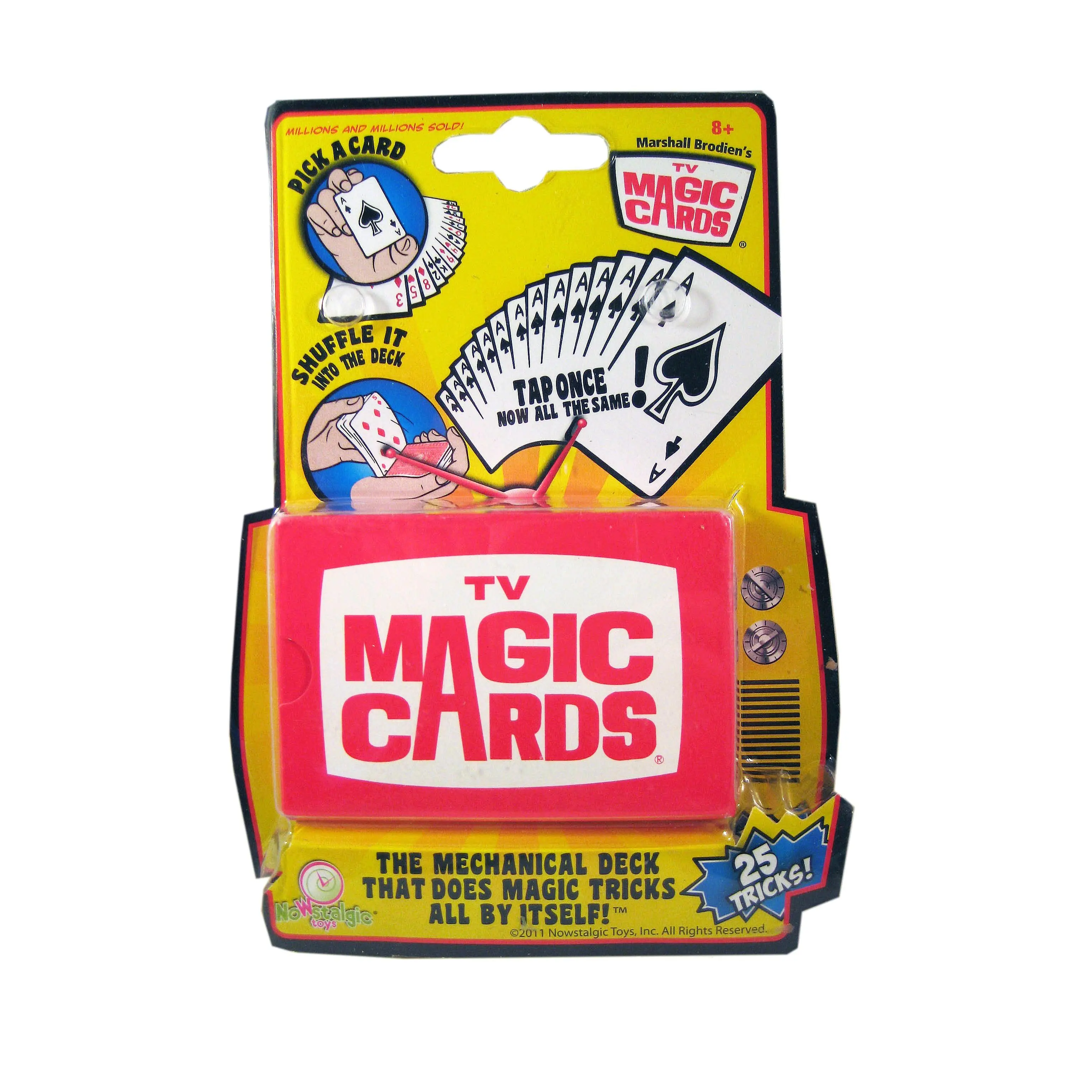 TV Magic Cards Deck - Magic Tricks Toy for Age 8+, Amaze Your Friends, 8 Years +