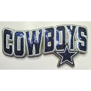 Cowboy Star Sequin Patch