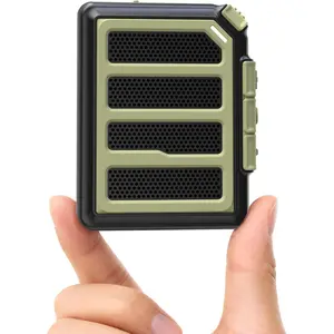 Wearable  Speaker Mini Clip   Speaker, IPX5 , 25H Playtime, Built in Mic for Hands Free Calls & , Ultra Portable Small  Speakers for Outdoor & Jobsite Use