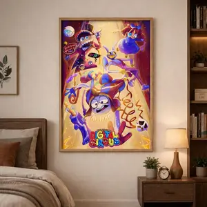 Matte Vertical Unframe Poster, The Amazing Digital Circus The Last Act Poster, Amazing Digital Circus Poster, Indie Animation Wall Art
