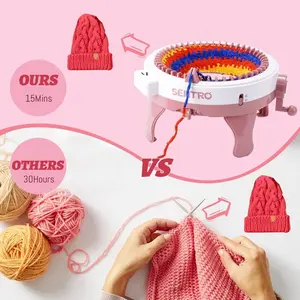 DIY Knitting Machine Smart Weaving Knit Rotating Toy Scarf Sock
