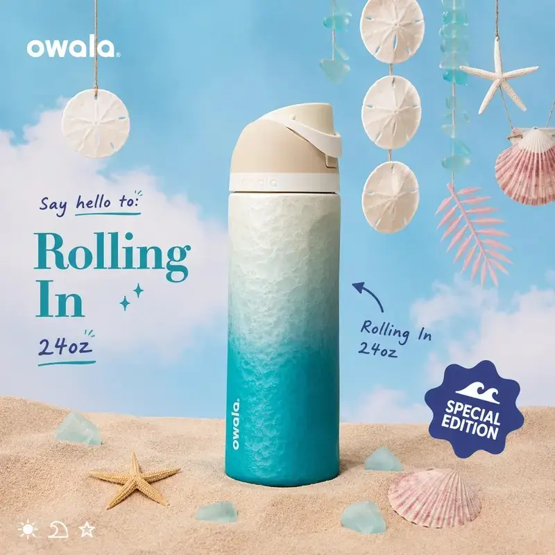 Owala Birthday Bash 2026 Rolling In FreeSip Bottle – Limited Special Edition Drop