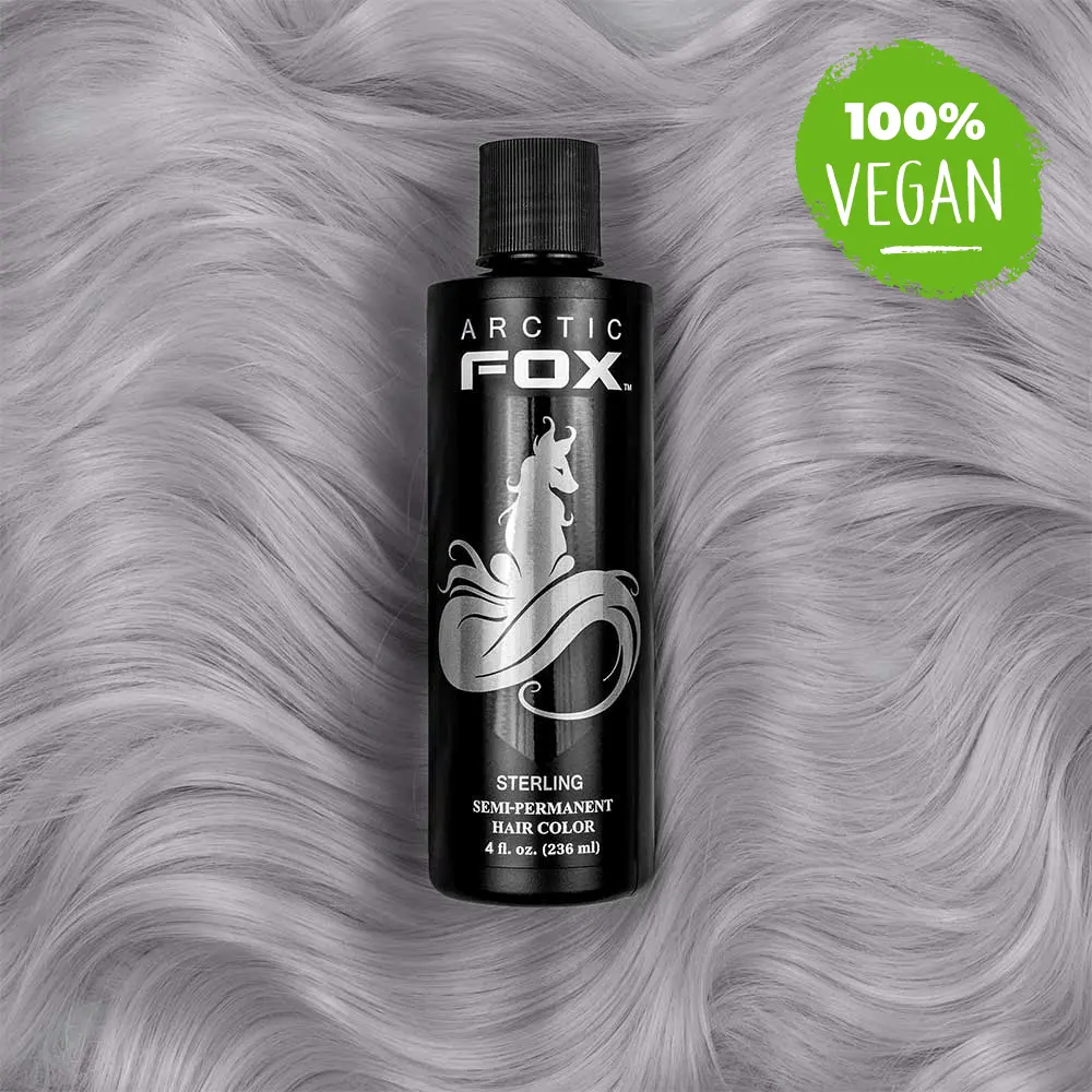 Arctic Fox Sterling Pastel Ammonia-Free Semi-Permanent At-Home Hair Color, Haircare, Blonde Hair Transformation, Ammonia Free Semi-Permanent Color