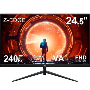 Z-EDGE 24.5" 240hz Gaming Monitor accessories UG25I FHD low blue light 1ms response time AMD Freesync Premium Display Port HDMI back school supplies