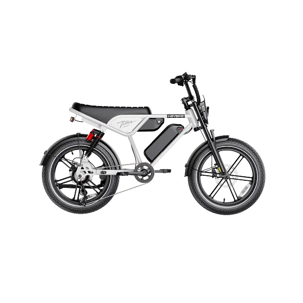 HEYBIKE TITAN Electric Bike for Adults and Teens, 750W Motor 1500W Peak, Class 2 UL 2849 Certified,  Up to 80-Mile Range, 20"x4" Fat Tires, Full Suspension, 48V Removable Battery, Dual Battery E-Bike for City & Campus Commuting