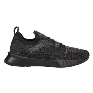 PUMA Mens Flyer Runner Engineer Knit Running Sneakers Shoes - Black