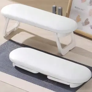 1pc Portable Manicure Hand Pillow, Foldable Wrist Support, Plastic Nail Art Tool, Single Pack, Ideal for Salon Use, Desktop Manicure Cushion, Nail Care Tool