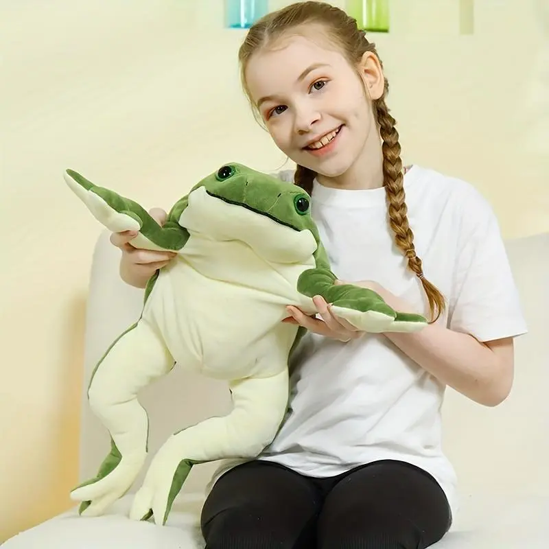 58 cm Soothing Plush Frog Stuffed Toy, Large Cloth Doll, Ideal Birthday Gift for Boys