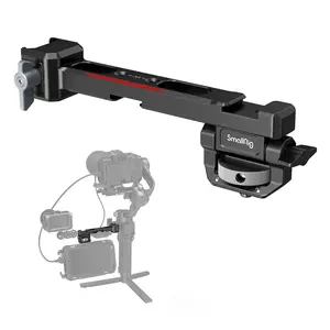 SMALLRIG Adjustable Camera Monitor Mount with Quick Release NATO Clamp, Cold Shoe Mount, Anti-Twist Design for DJI RS 2 / RSC 2 / RS 3 / RS 3 Pro/RS 3 Mini - 3026B