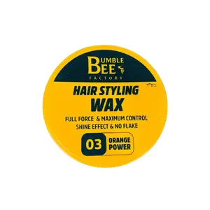 Bumble Bee Factory Hair Styling Wax - Orange Power 03 - Shine Effect & Maximum Control - 150ml