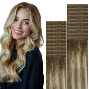 VINBAO Hair Extensions Injection Tape in Extensions Real Human Hair 14in To 22in 40Grams To 60Grams 20Pieces Injected Tape in Extensions For Women#summerwins