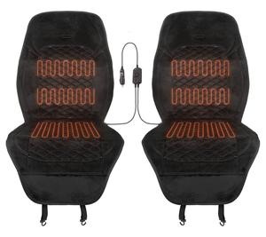 Stalwart 2 Heated Seat Covers for Cars Universal 12V