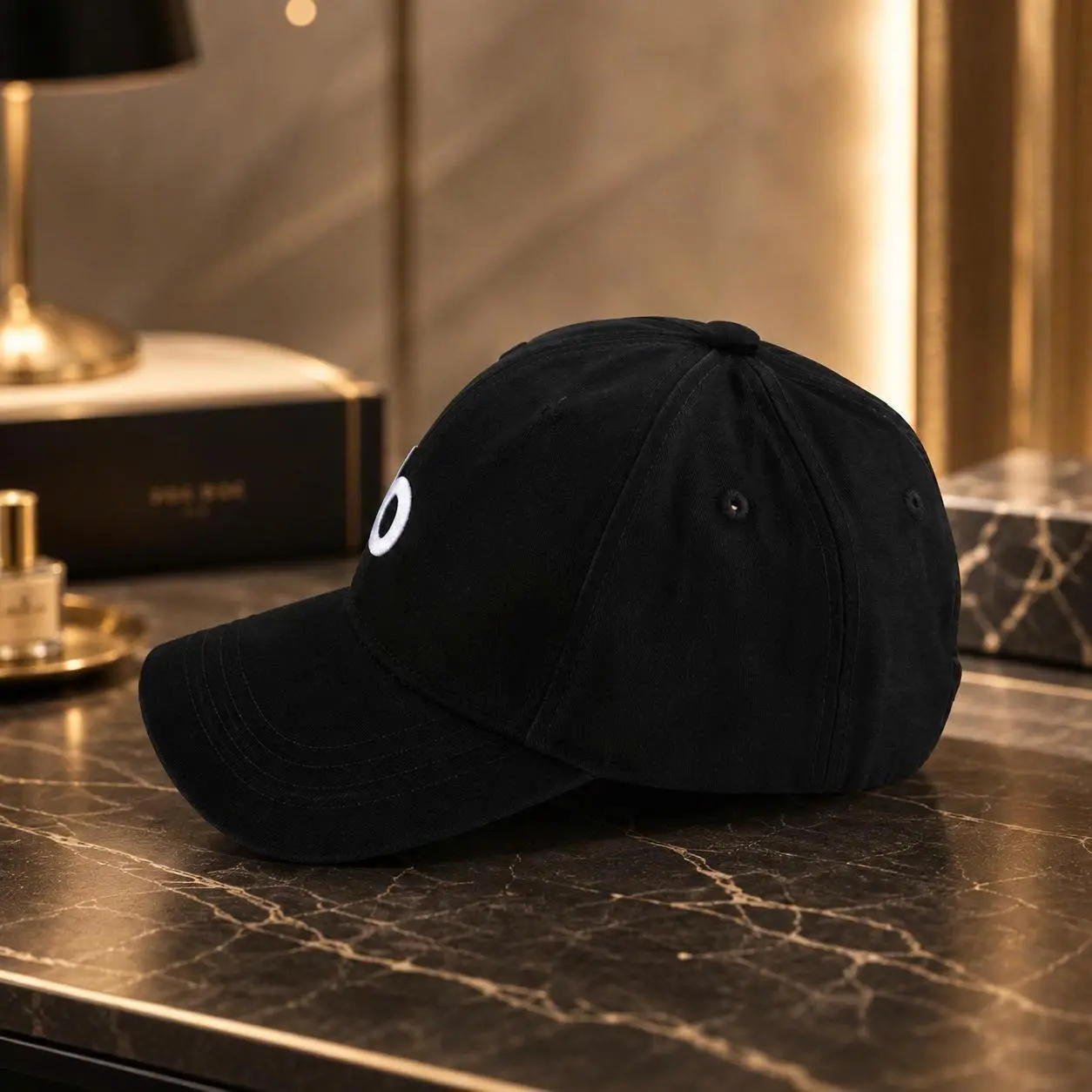 Premium Cotton Baseball Cap - Adjustable Unisex Dad Hat, Lightweight Breathable, Casual Streetwear Outdoor Cap for Men & Women (Black, White, Pink)