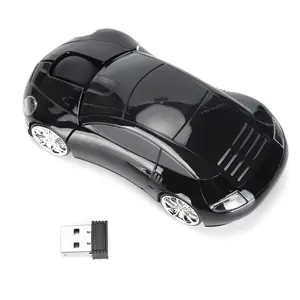 Smart CarShaped Portable 2.4G Cordless Mouse with USB Receiver for Office Laptop Computer Tablet Ergonomic ABS Material 800-1600dpi 3 Keys 10m Range Power Saving Technology