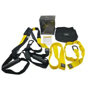 Suspension Trainer System, 1 Set Durable Design Home Suspension Trainer for Cross-training, Weight Training, HIIT Training & Cardio, Includes 3 Anchor Solutions for Indoor & Outdoor Home Gyms, Workout Straps, Exercise Equipment