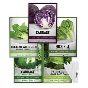 Cabbage Seed Assortment | 5 Variety Pack