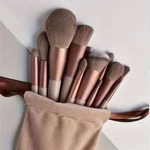 13pcs Complete Makeup Brush Set – Soft Synthetic Bristles, Beauty Sponge & Powder Puff – Full Face & Eye Brushes for Foundation, Concealer, Eyeshadow, Blending & Contour – Gift for Beginners & Professionals