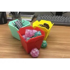 Mini Chinese Takeout Box | 3D Printed Small Storage & Stocking Stuffer