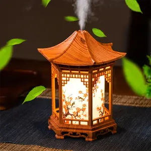 2026 New High Quality Mini Garden USB Plug in Ultrasonic Retro Humidifier For Home Atmosphere Light Night Light Smoke and Dust Prevention Home Hotel Car Essential Goods Ideal Choice