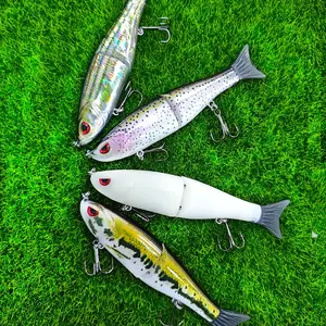 Bassdash Swimbaits 4.5in/0.65oz Pike Trout Glide Baits Minnow Hard Bass Artificial Fishing Lure. Glass minnow