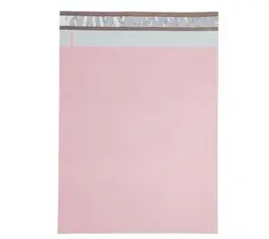 Pastel Pink Poly Mailers Size 12x15.5 Colorful Shipping Bags