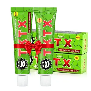 TKTX Tattoo Numbing Cream(2 Pack),40% Very Strong,Relief Cream forTattoos,Waxing,Microneedling,Lecithin External Cream(10g)