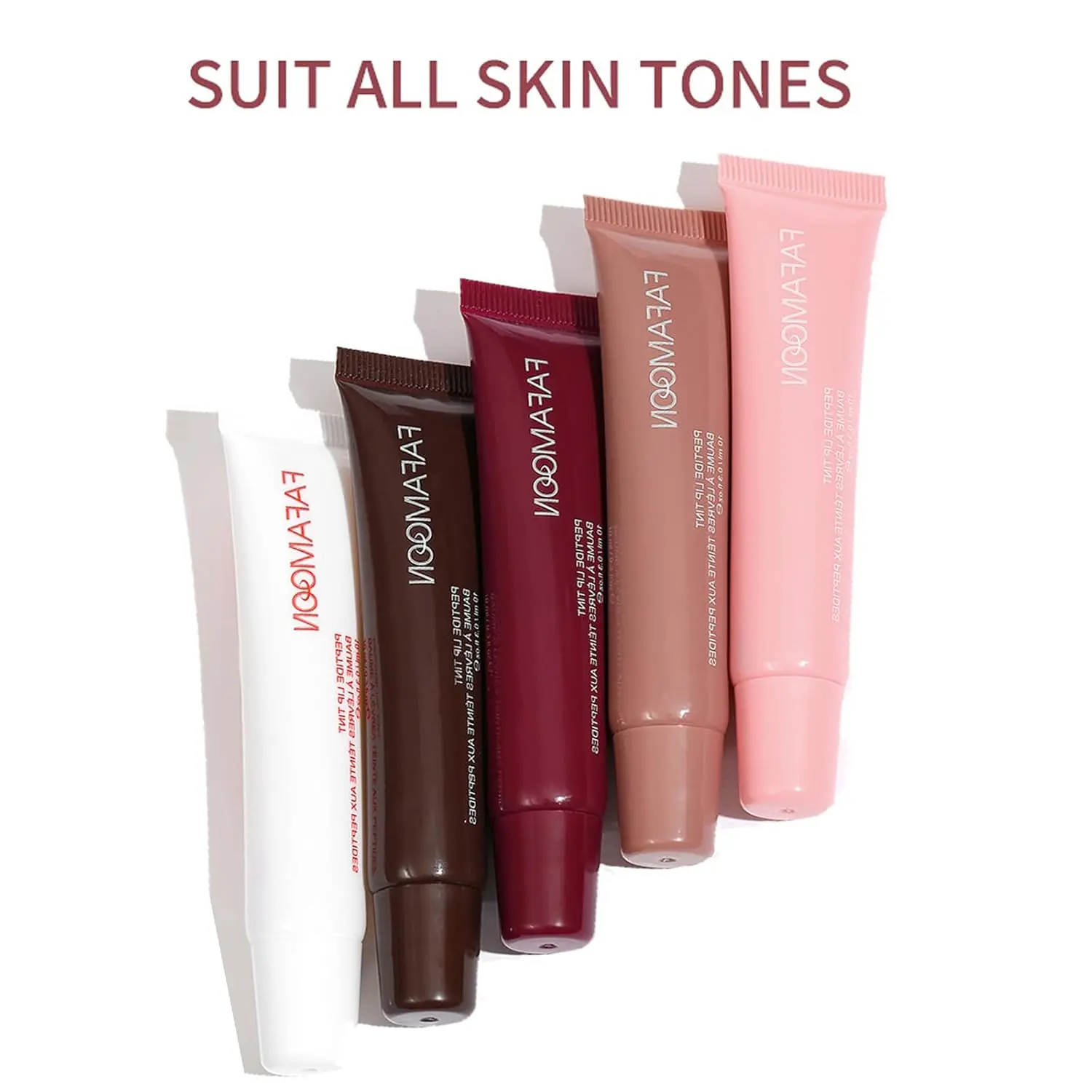 5 Pcs Hydrating Lip Gloss Lip Jam Set, High Shine Glass Finish Nude Colors Moisturizing Glitter Plumping Jelly Liquid Lipstick for Girls and Women