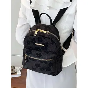 Fashionable And Versatile Work Backpack For Women,Mini Water Resistant Campus Daypack,Small Travel Shoulder Bags Waterproof Business Commuting Backpacks,Multi Pocket Functional Backpack,School Backpack,Portable,Cute(Sheet)