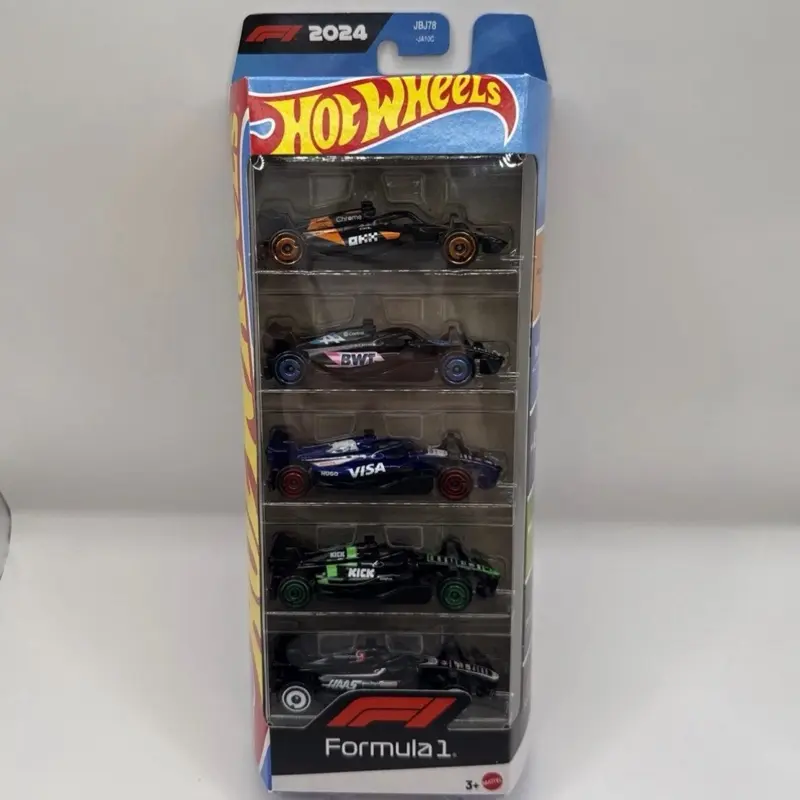 Formula 1 Race Team 5 Pack Hot Wheels F1 2024 Diecast Cars 1:64 Scale New