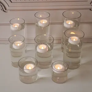 60 Floating Flameless Candles | Water-Activated LED Lights | Wedding Pool Vase Pond Decor
