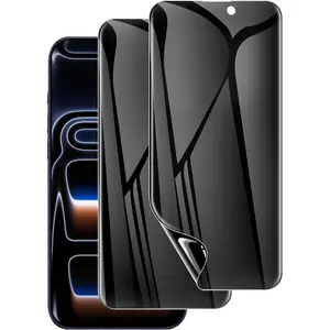 2 Pack for iPhone 17 Pro Privacy Screen Protector [Like Original Touch Sensitivity], Anti-Spy Private iPhone 17 Pro Film [Non-Glass], Case Friendly, Scratch-Resistant, Self-Healing