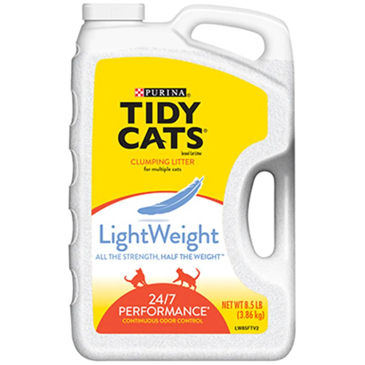 Tidy Cats 15366 24 by 7 Lightweight Performance Cat Litter, 8.5 lbs. Jug