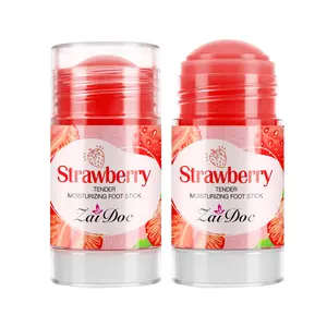 ZaiDoc 6-Fruit Flavor Tender Moisturizing Foot Stick Set - Strawberry & More, Hydrates Dry Feet, Leaves Skin Soft & Smooth, 30Ml