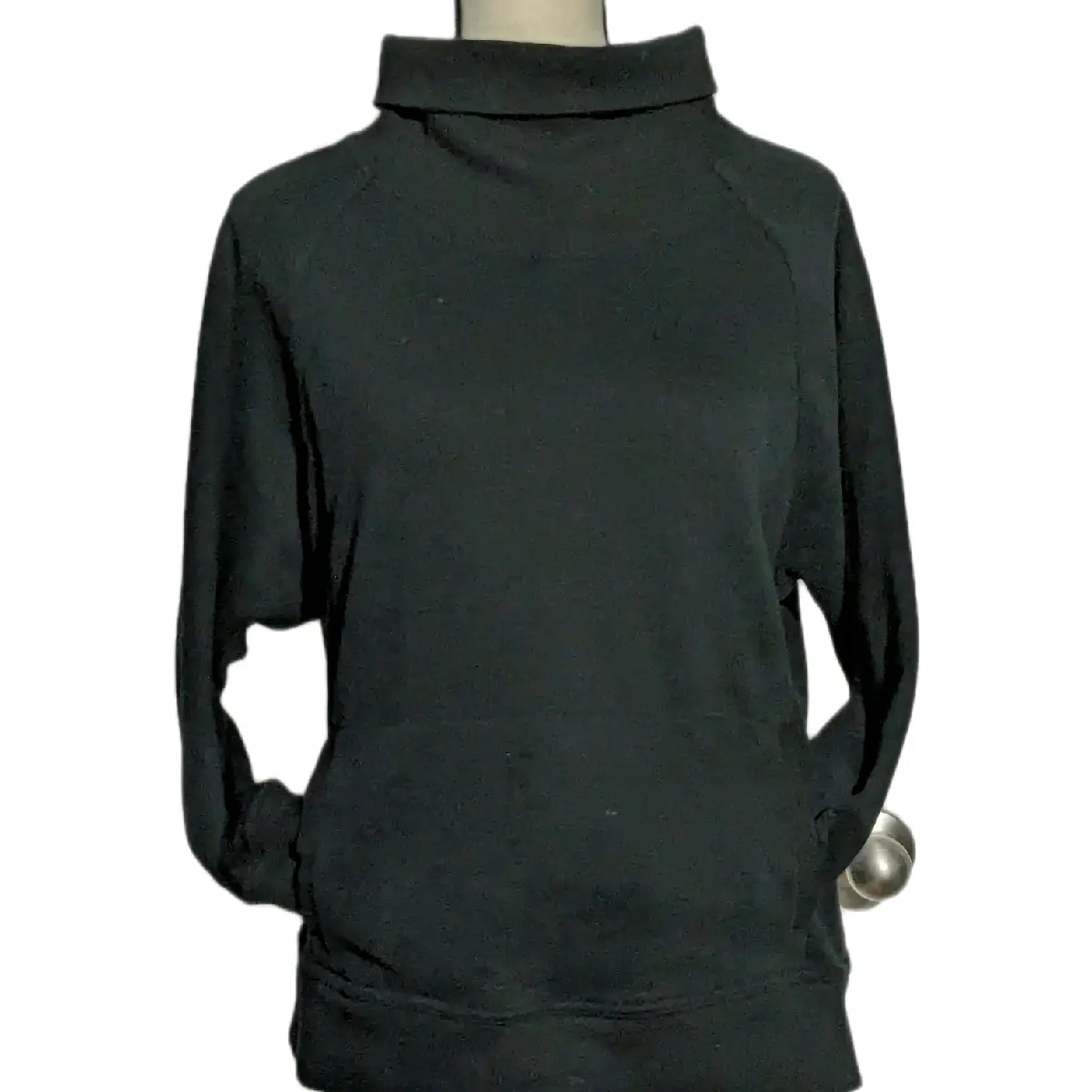 Champion Black Turtleneck Sweatshirt