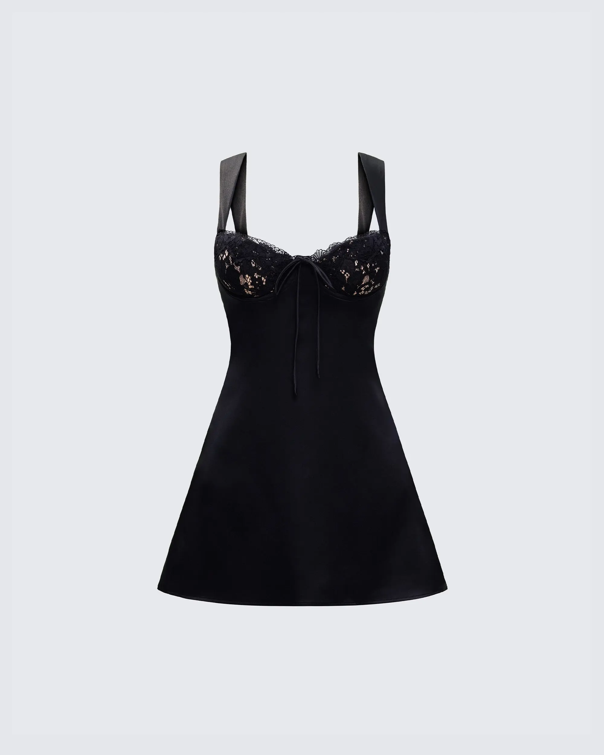 Mabel Black Mini Dress