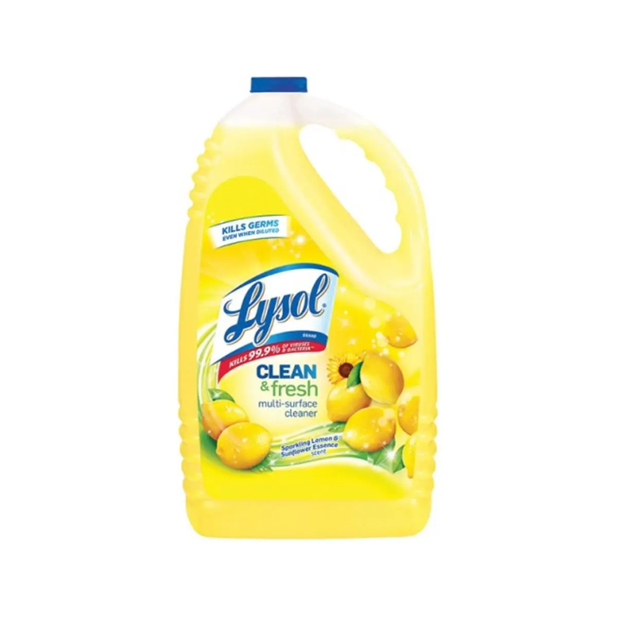 212 MAIN Lysol Multi-Surface Heavy Duty Liquid Detergent - 144oz Industrial 4-Pack, Mold-Fighting, Kitchen Grease Cleaner, Home Cleaning Products, Lemon-Scented Multi-Purpose Solution